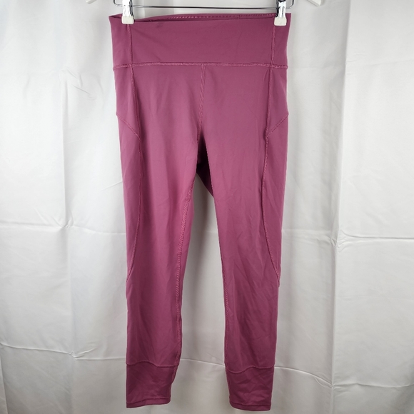 Lululemon In Movement 7/8 Tight *Everlux 25" Moss Rose size 8 in EUC - Picture 5 of 11